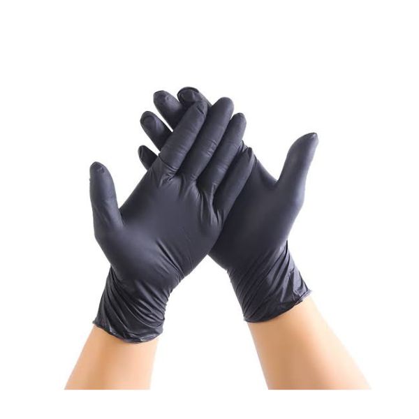 1000 Guantes de Latex Negro de 5,5 de gramaje sin polvo de Santex